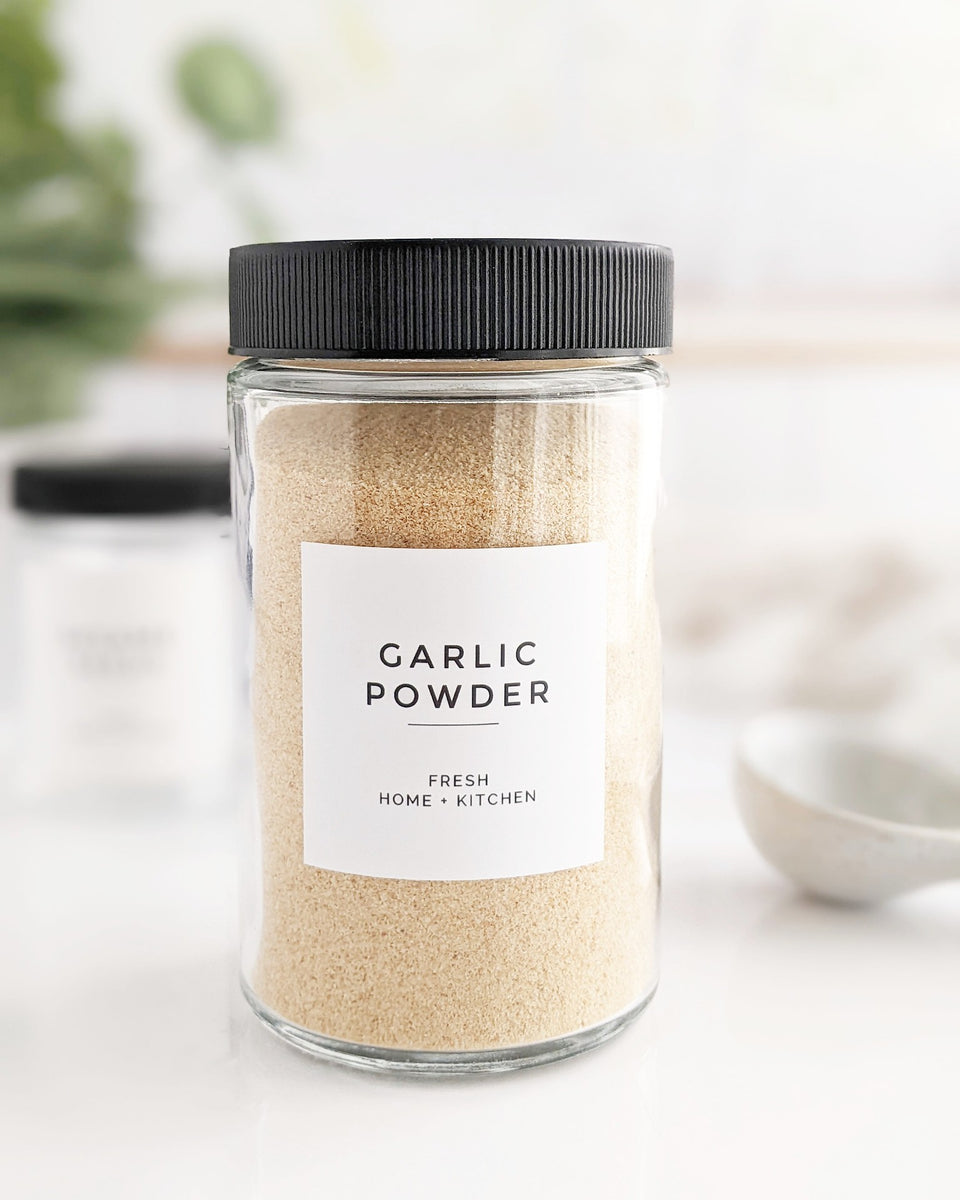 10 oz Glass Spice Jars – Fresh Kitchen Nutrition