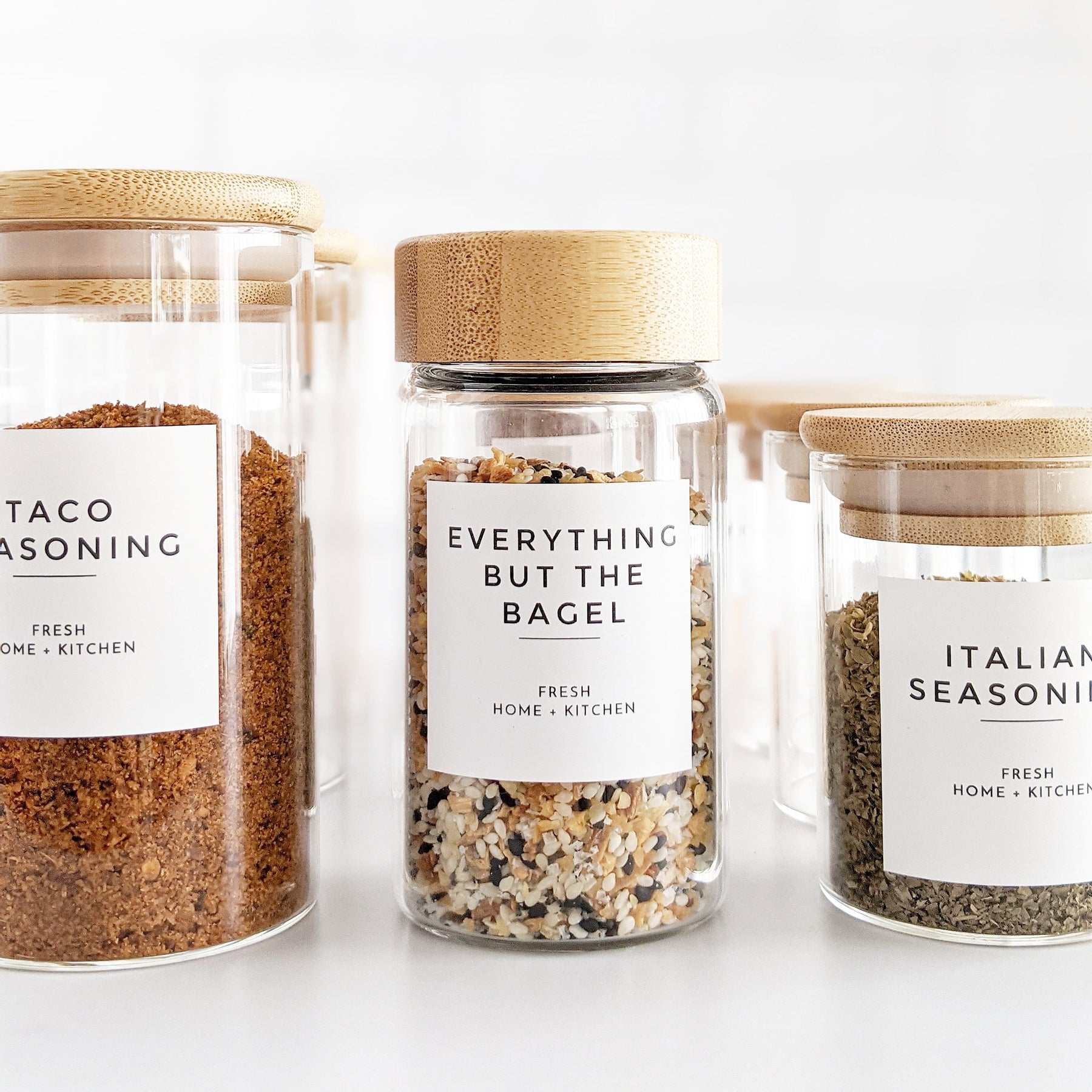 Spice Drawer Organization & Spice Jar Labels